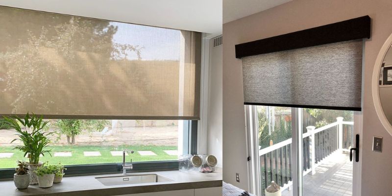 Roller blinds for windows